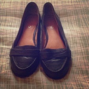 ALDO LEATHER PENNY LOAFERS